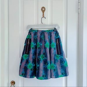Christopher Kane Silk printed skirt